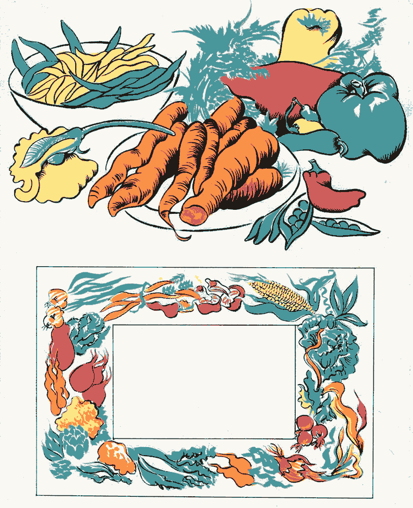 vegetables print